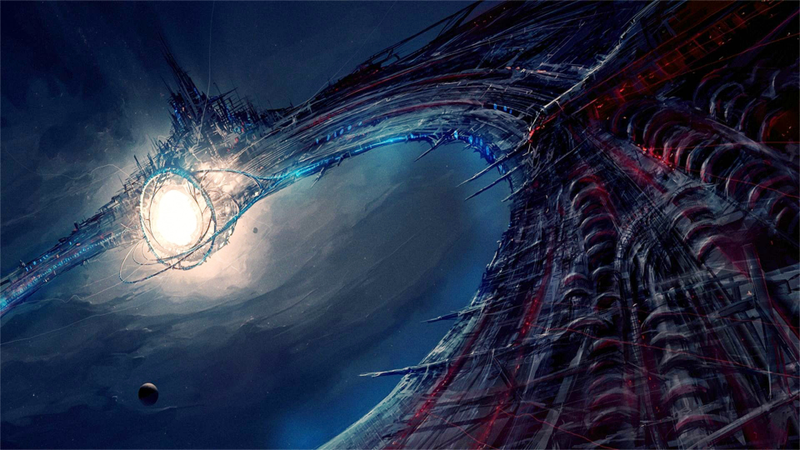 A hypothetical megastructure constructed by an advanced alien civilization. Image: Shkadov Thruster L. Blaszkiewicz/CC